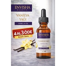 Envisha Beauty  Doğal Vanilya Yağı 20 ml Cilt ve Saç İçin Besleyici Etki Unisex Kullanım