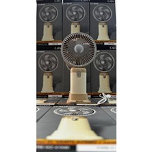 Mini El ve Masa Tipi Vantilatör Şarjlı Serino CT-9949
