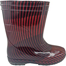 Fafatara Unisex Keşan Desenli Su Geçirmez Yağmur ve Bahçe Çizmesi – Kaymaz Tabanlı Hafif Pvc Bot