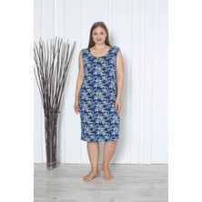 Asel Büyük Beden Pamuklu Elbise