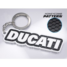 TriVox3D Ducatı Logo Anahtarlık