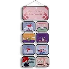 Heptex Ahşap Milli ve Dini Bayramlar Panosu