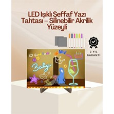 Bi Seyyar Renkli LED Mesaj Tahtası Grafik Tablet - Eğlenceli ve Yaratıcı Neon Kalemli BI001V-4YYQY