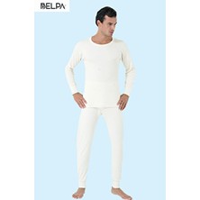 Belpa Ceylanoğlu Beyaz Erkek Interlok Takım Yumuşak Kumaş Özellikleriyle Esnek ve Rahat