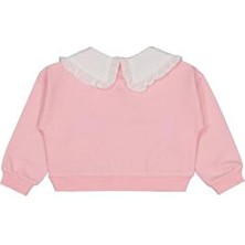 Civil Girls Civil Kız Çocuk Pembe Newyork Baskılı Sweatshirt 3-4 Yaş Uzun Kollu Regular Fit