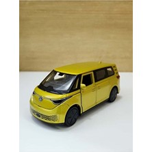 Welly 1.36 Ölçek Marka Lisanslı Volkswagen Id.buzz Gold Renk 12CM Model Metal Araba