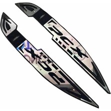 Gogo Honda Pcx 2021 - 2024 Uyumlu Kauçuk + Krom Ayak Basamak