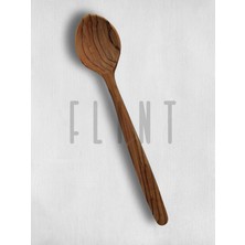 Ağacı El Yapımı Tahta Ahşap Kaşık Mutfak Yemek Kaşığı 25CM