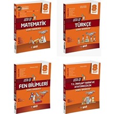 Gizli Yayınları Gizli 2025 8. Sınıf Lgs Matematik + Türkçe + Fen + Inkılap Usta Işi Soru + Kavram Haritası Seti 4 Ki