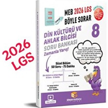 Sinan Kuzucu Yayınları 8. Sınıf 2026 Lgs Meb Böyle Sorar Din Kültürü ve Ahlak Bilgisi Soru Bankası Video Çözümlü