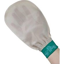 Hype Store Banyo Kesesi Hamam Kesesi Duş Kesesi Vücut Kesesi Bej Ipek Banyo Kesesi