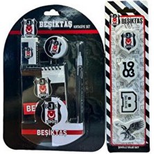Beşiktaş 4 Lü Kartela Silgi - Kırtasiye Seti