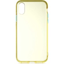 Oyo Store iPhone Xs 5.8 Uyumlu Oyo Bistro Kapak-Sarı