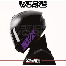 Tyson Yazılı Kask Sticker Tüm Kasklar Uyumlu Tek Yön 1 Adet