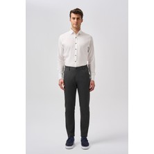 Bisse Bisse Studio Erkek Regular Fit Uzun Kollu Beyaz Gömlek BSGMARS25538_D01