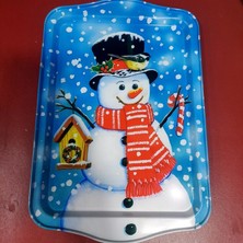 Es Dekor Büyük Metal Tepsi 33X22CM 1 Adet