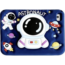 Fogy Apple iPad 10.2 Uyumlu Çocoklar Için Standlı Asklılı Silikon Tablet Kılıfı