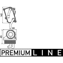 Mahle CLC24000P Yag Sogutucusu Mercedes M112 W202 W203 C208 C209 W211 W220 W251 A1121880401