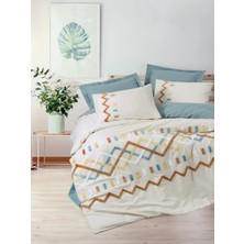 Mulvxurg  URG02  Puff Nakışlı Çift Kişilik Nevresim Takımı Mellow Mint (Mulvix)