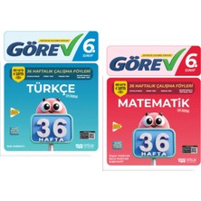Nitelik Yayınları 6.sınıf Görev Türkçe - Matematik  36 Haftalık Çalışma Föyleri