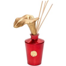 Yılbaşı 130 ml Kırmızı Glow Gala Çiçek Taş Çubuklu Vanilya Oda Kokusu