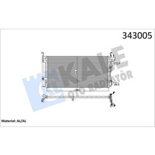 Kale 343005 - Klima Kondenseri Hyundaı Sonata Iv-Xg Al-Al