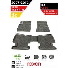 Raxon Kia Ceed 2007-2012 3D Havuzlu Paspas – Tam Uyumlu | Su Geçirmez, Kaymaz
