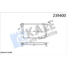 Kale 0501143PN - Radyatör R12 Tl-Tx-Stw-Toros 475×304X42 Normal 3 Sıra Pn Sistem