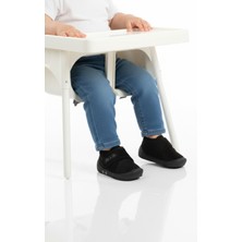 Ayakmod Siyah Süet Cırtlı Bebek Panduf Ba&ba 058989 B
