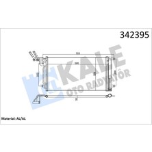 Kale 342395 - Klima Kondenseri Vw Polo-Audı A1-A1 Sportback-Seat Ibıza V-Toledo Iv Al-Al