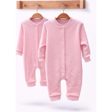 Can Baby Organik Pamuk 2'li Bebek Tulum Seti 0-3 / 3-6 Ay