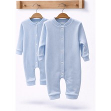 Can Baby Organik Pamuk 2'li Bebek Tulum Seti 0-3 / 3-6 Ay