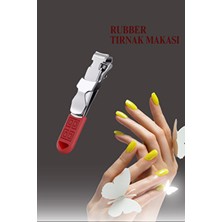 Uni Zer Rubber Tırnak Makası El Ayak Bebek Tırnak Makası Kırmızı