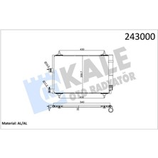 Kale 040ABC020 - Klima Kondenseri Partner 02 Berlıngo 02 Xsara 00-05 1.9d-2.0hdı 364×16