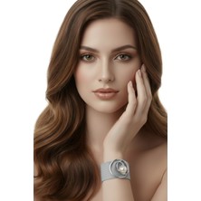 Nadide Aksesuar Hasır Bileklik Inci Detaylı Gümüş Hsr-Blklk-Klbk-Dtyl-Gld