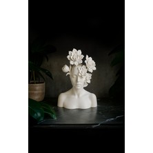 To Design Lab Kadın ve Çiçekler Dekoratif Figür