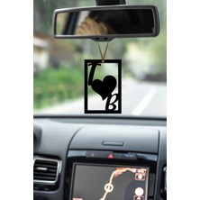 To Design Lab Araba Dikiz Aynası Süsü Baş Harflerden Kişiye Özel