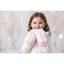 Gigi Giyim Tavşan Kulaklı Peluş Kız Çocuk Eldiven