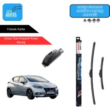 Nissan Micra Uyumlu 2019-2022 Bosch Aerotwin Araca Özel Ön Silecek Takımı 650-340MM