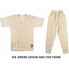 SEBURAM COLLECTION Kız Erkek Içlik Termal 2'li Set Has Yün Takım