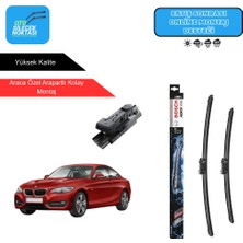 Bmw 2serisi F22-F23 Uyumlu 2014-2019 Bosch Aerotwin Araca Özel Ön Silecek Takımı 550-450MM