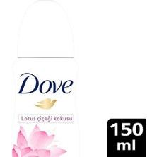 İsmiyle Al Dove Kadın Sprey Deodorant Lotus Çiçeği Kokusu 150 ml Işıldayan Bakım 48 Saat Koruma