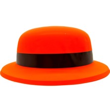 Popüler Sepet Neon Partisi Turuncu Renk Melon Plastik Parti Şapkası