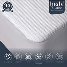 Bedy Guard Konfor %100 Soft Pamuk Üst Kumaşlı Yatak Alezi Ultra Sessiz Sıvı Geçirmez Yatak Koruyucu Alez