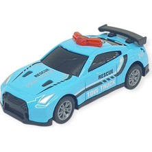 Çek Bırak Metal Küçük Arabalar 8 cm - SH40031 - Açık Mavi (Lisinya)