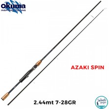 Okuma Azaki Spin 2.44MT 7-28GR (2p) Spin Kamış