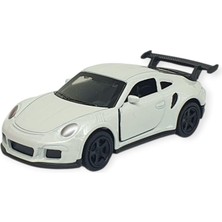 Çek Bırak Metal Küçük Arabalar 8 cm - 6411A-7 - Beyaz (Lisinya)