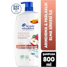 Head & Shoulders Arındırma ve Parlaklık Kepeğe Karşı Etkili Şampuan 800ML
