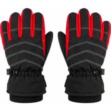 Gigi Giyim Su Geçirmez Erkek Çocuk Çift Renkli Eldiven