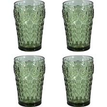 LuckyArt Florine Lucky Art 4lu Cam Mesrubat Bardagı Seti Yeşil